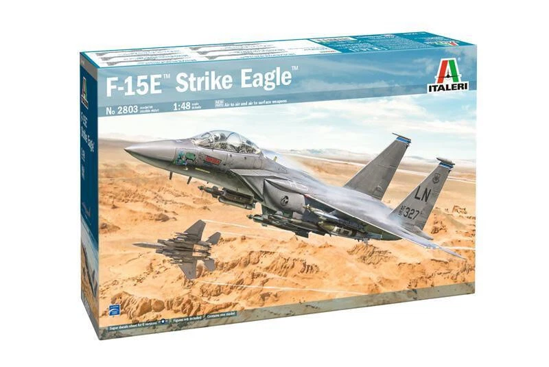 ITALERI 1:48 KIT AEREO F-15E STRIKE EAGLE LUNGHEZZA 39,8 cm    ART 2803 - Immagine 1 di 1
