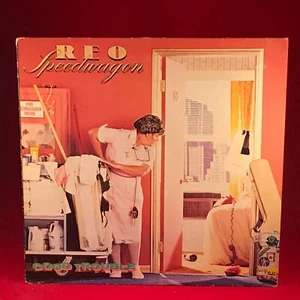 R.E.O. SPEEDWAGON Good Trouble 1982 VINYL LP + INSERT Keep the Fire Burnin' REO - Picture 1 of 4