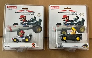 Brand New Go Carrera Mario Kart DS Mario B-Dasher(61037) and Wario Brute (61038) - Picture 1 of 2