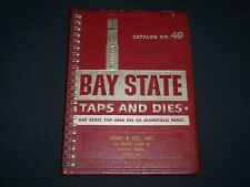 1949 Baie State Robinets Et Dies Catalogue No. 49 - Mansfield Massachusetts - J
