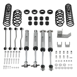 3.25" Lift Level Kit Coil Springs + Shock For Jeep Wrangler TJ 1997-2002 - Picture 1 of 12