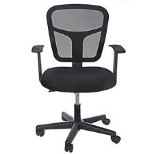 Ergonomic Mesh Office Chair Midback Adjustable Swivel Computer Desk Task Black