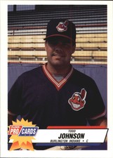 1993 Burlington Indians Fleer/ProCards #3301 Todd Johnson