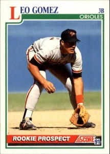 1991 Score #725 Leo Gomez - NM - Picture 1 of 2
