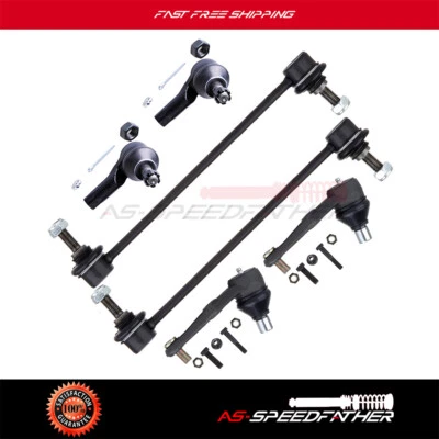 6 piezas para Mazda Protege 1995-1998 delantero inferior varilla de amarre extremo rótula dirección Foto 1 de 4