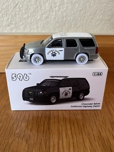 1:64 596 Model Chevrolet Tahoe CHP California Highway Patrol Limited Raw Chase - Picture 1 of 14