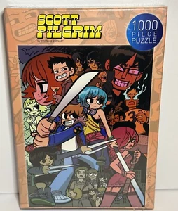 Rompecabezas Scott Pilgrim 1000 piezas de Bryan Lee O'Malley nuevo sellado - Imagen 1 de 9