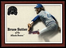 2000 Fleer Greats of the Game 17 Bruce Sutter Atlanta Braves