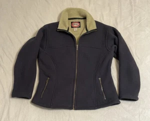 Australian Outback Fleece Jacket Women's Large Brown Full Zip Coat - Picture 1 of 11