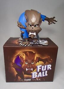 Unruly Industries FUR BALL Werewolf vinyl designer toy figure Sideshow Originals