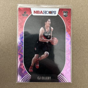 2020-21 Panini NBA Hoops Purple Explosion CJ Elleby #250 Rookie RC