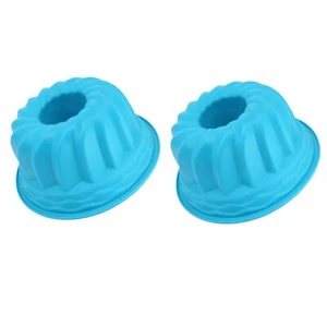 Löwenkamp Silikon Gugelhupf Kuchenform 2er Set aus Silikon 23cm blau - Bild 1 von 6