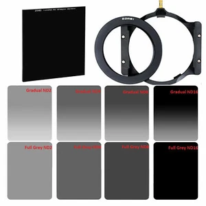 Zomei 4x4'' Glass ND1000+4x6 in. GND&ND2,ND4,ND8,ND16 Filter Kit+Ring+Holder - Picture 1 of 16