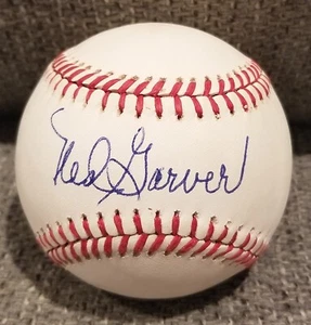 Ned Garver Signed American League Baseball St. Louis Browns Detroit Tigers JSA - Picture 1 of 3