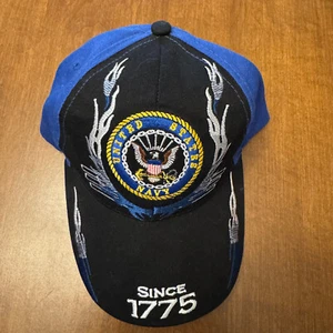 Berretto da baseball con licenza ufficiale US Navy Shield Hat "Dal 1775" con etichette - Foto 1 di 8