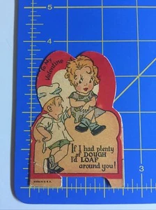 Vintage Art Deco Valentine’s Day Greeting Card Super Cute #15 - Picture 1 of 2