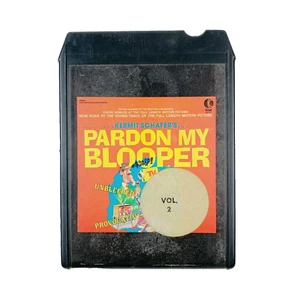 Kermit Schafer's Pardon My Blooper 8-Track Tape NU-431-8-2 K-Tel 1974 Volume 2 - Picture 1 of 5