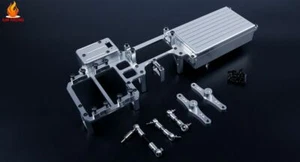 CNC Metal Battery Steering Equipment Warehouse for 1/5 RV Lt Losi 5ive-t King - Picture 1 of 2