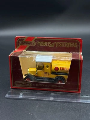 Matchbox Models of Yesteryear - Y-3 1912 Model T Ford Tanker Shell Motor Spirit - Immagine 1 di 4