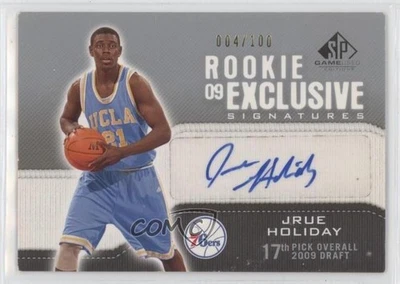 SP Juego Usado Rookie Exclusive Signatures 2009/100 Jrue Holiday #RE-JH Auto RC Foto 1 de 2