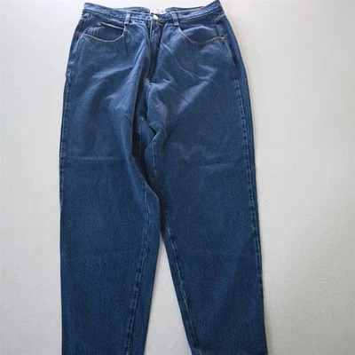 Jeans feminino Venezia 18 vintage feito nos EUA afunilado escuro 100% algodão jeans - Imagem 1 de 4