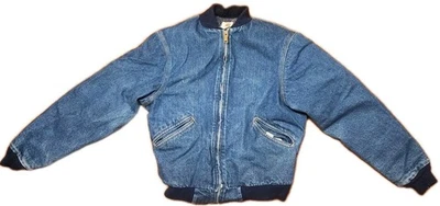 CARHARTT Jean куртка мужская M Southwest одеяло с подкладкой JB888 синий джинсовой ткани 90-х винтажный - Изображение 1 из 4