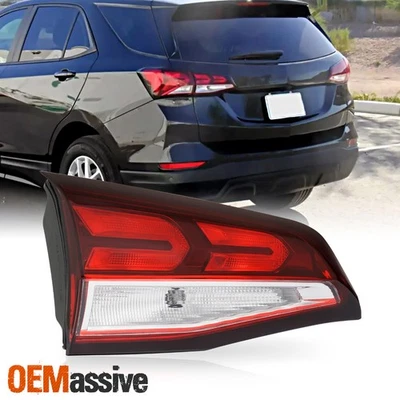 For 2022-2024 Chevy Equinox Halogen Type Chrome Red Tail Light Inner Driver Left - Image 1 of 4