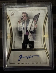 2024 Panini National Treasures WWE Jimmy Hart/99 Firmado Automático #LS-JHT - Imagen 1 de 2