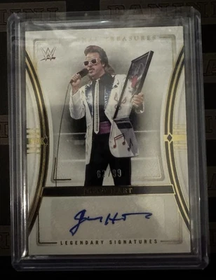 2024 Panini National Treasures WWE Jimmy Hart /99 Signed Auto #LS-JHT - Image 1 of 2