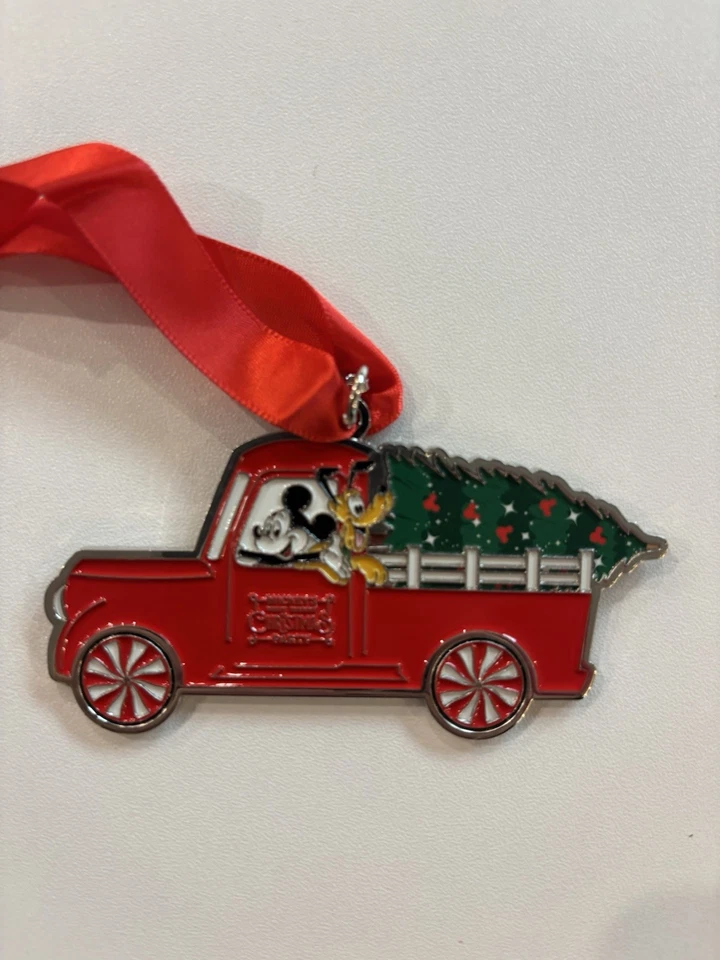 NEW - 2025 Walt Disney World Mickey’s Very Merry Christmas Party Ornament Truck - Image 1 of 1