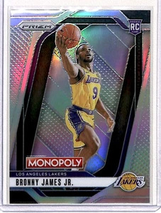 Prizm Monopoly Silver Bronny James RC Los Angeles Lakers #45 2024-25 - Imagen 1 de 2