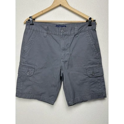  Mens Cargo Gray Shorts Classic size 34 Heavy Cotton - Image 1 of 4