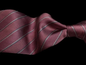 Jos. A. Bank Executive Collection - rosa gestreifte Krawatte aus 100 % Seide 3,5 Zoll B 60 Zoll L - Bild 1 von 6
