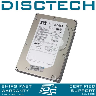 HP Original 417792-001 146GB 68pin 15K U320 SCSI Hard Drive - Image 1 of 3