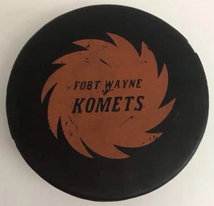 Fort Wayne Komets IHL Hockey Puck Vintage 70er Jahre - Bild 1 von 8