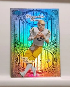 Troy Aikman Playmakers Theatre #/100 - 2012 Fleer Retro **RARE SET** - Picture 1 of 2