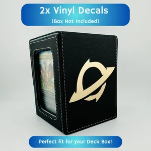 2x Decals - Edge of Eternities GOLD Magic The Gathering - Custom Deck Stickers - Picture 1 of 4