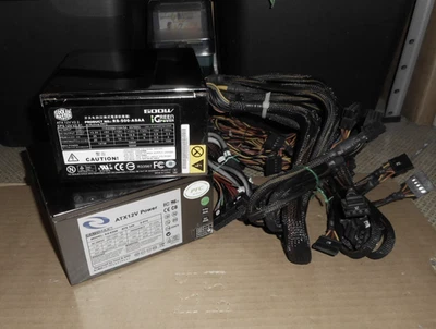 2 alimentatori PC -  500W Cooler Master RS-500-ASAA + 600W RAIDMAX RX-630K - Immagine 1 di 4