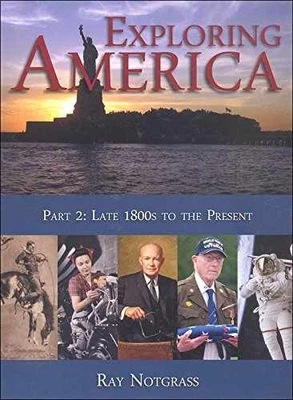 Exploring America Part 2 (2019 Edition) - Hardcover, by Ray Notgrass - Good Foto 1 de 2