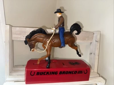Vintage Schylling Bucking Bronco Coin Bank Cowboy  Western Vintage 2004 HTF - Image 1 of 4