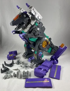 Takara Transformers G1 D-63 Destron City Dinosaur Scramble City Trypticon w Box - Picture 1 of 10