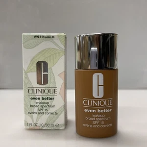 Base de maquillaje Clinique Even Better 114 dorada 30 ml FPS 15 ❗️Caja de daños - Imagen 1 de 6