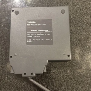 Vintage Toshiba External FDD Floppy Drive 3 1/2 FDD Drive Toshiba PA2611U + Case - Bild 1 von 6
