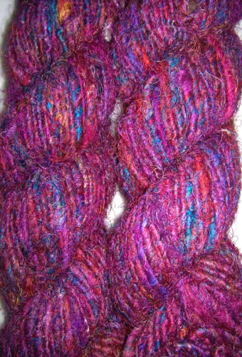 5000 Grams. Himalaya Handspun Recycled Soft Pure Silk Yarn Knit Woven 50 Skein - Image 1 of 1