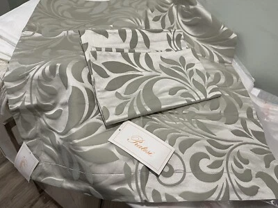 $660 Pratesi Italia Nuevo 2 piezas Fundas 20”x20” Algodón/Seda Armonia Jacquard Foto 1 de 4