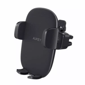 AUKEY Support Téléphone Portable pour Voiture Air Vent Support Téléphone Voiture - Noir - Photo 1 sur 9