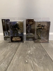 2005 McFarlane Military Toys NAVY SEAL AND ARMY Paratrooper NIB - Picture 1 of 7