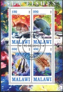 Used S/S Sea Fauna Fish 2013 from Malawi avdpz - Picture 1 of 1