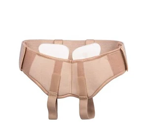 Hernia Support Truss & Removable Pressure Pad Men Boy Cream Inguinal Hernia Belt - Picture 1 of 5