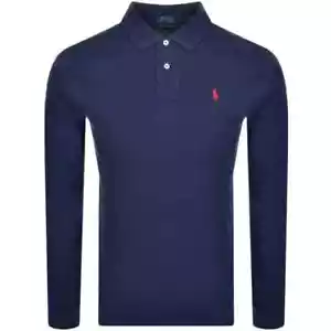 Ralph Lauren Polo Shirt Long Classic Fit Men's Sizes S-XL Exclusive Sell - Picture 1 of 16